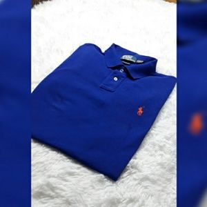 Ralph Lauren Blue Polo Mens L Blue